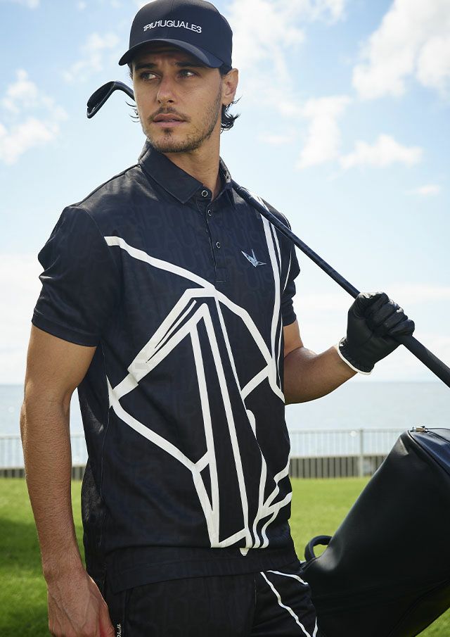 113 GOLF CLASSIC / S/S POLO ORIZURU |1PIU1UGUALE3(ウノ ピゥ ウノ