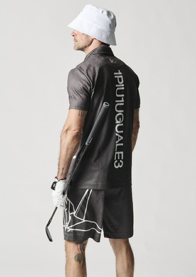 113 GOLF S/S POLO JACQUARD |1PIU1UGUALE3(ウノ ピゥ ウノ ウグァーレ