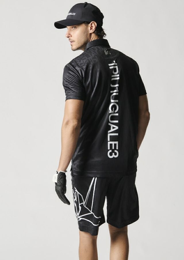 113 GOLF S/S POLO JACQUARD |1PIU1UGUALE3(ウノ ピゥ ウノ ウグァーレ