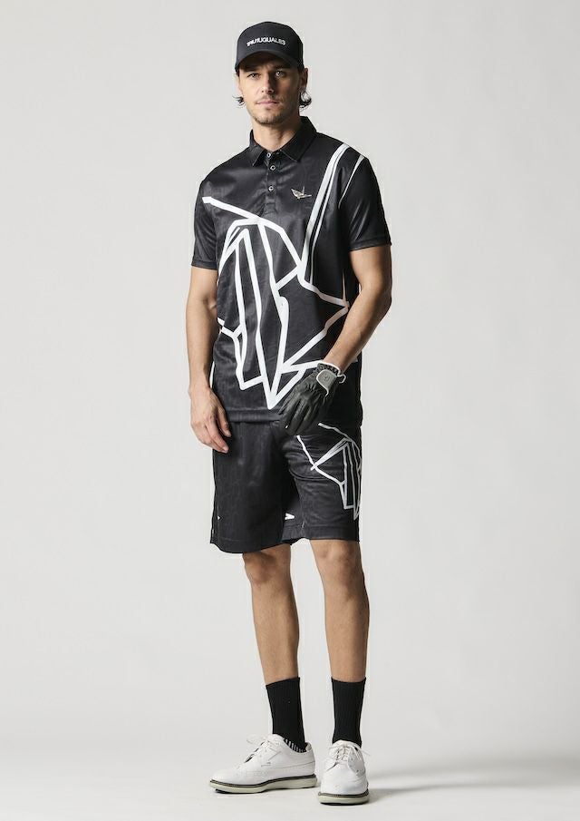 113 GOLF S/S POLO JACQUARD |1PIU1UGUALE3(ウノ ピゥ ウノ ウグァーレ