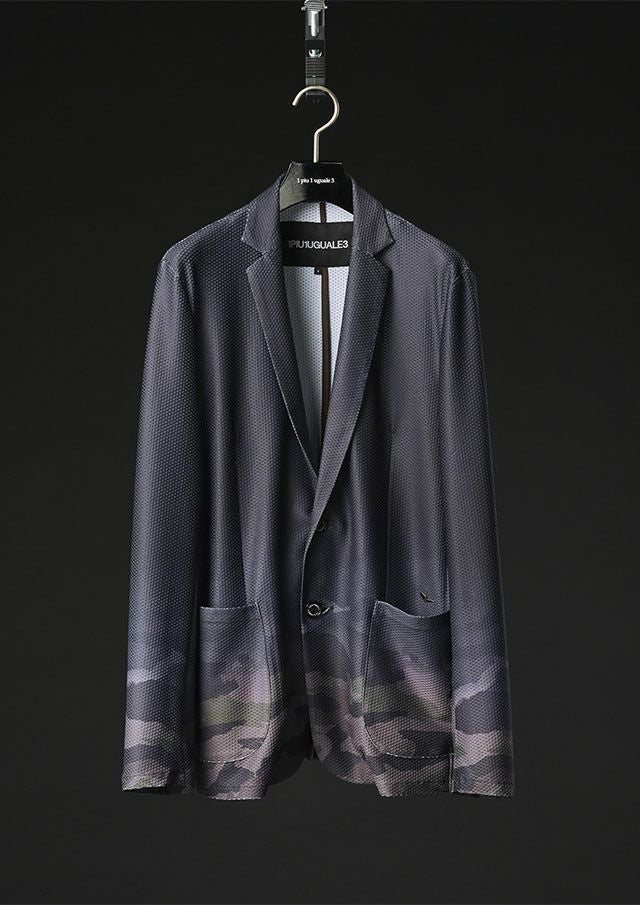 極美品✨1PIU1UGUALE3 現行 2B NARROW JACKET 113 SPORT 2B NARROW CAMO JACKET |1PIU1UGUALE3(ウノ ピゥ ウノ