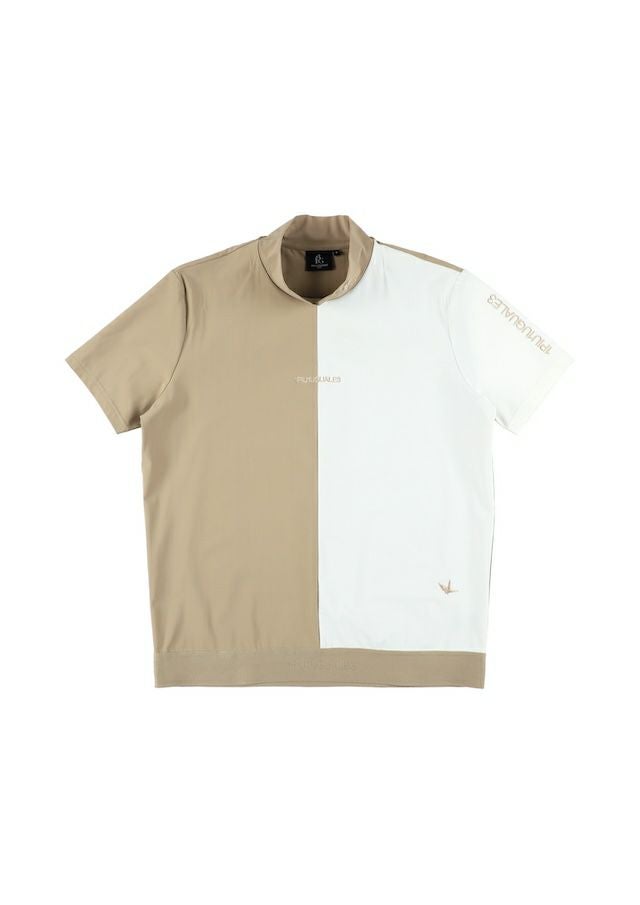 113 GOLF COLOR SCHEME MOCK NECK |1PIU1UGUALE3(ウノ ピゥ ウノ