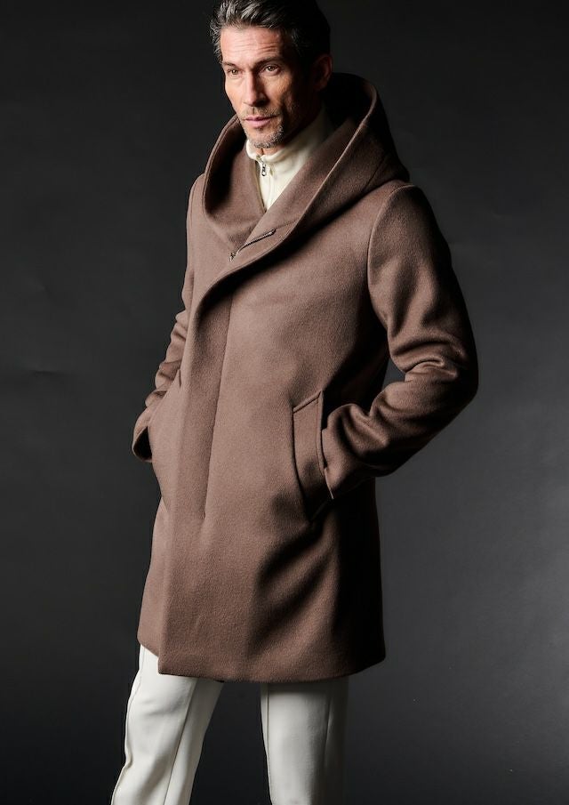 WRAP HOODED COAT |1PIU1UGUALE3(ウノ ピゥ ウノ ウグァーレ トレ)公式