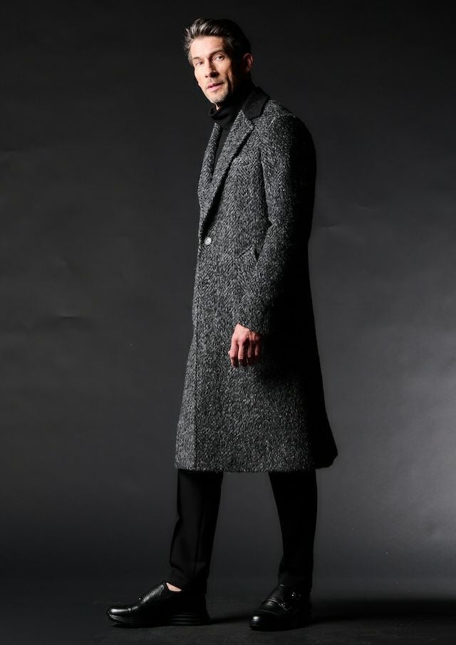 1piu1uguale3 最高級イタリアカシミアチェスターコート 定価26万 CHESTER COAT |1PIU1UGUALE3(ウノ ピゥ ウノ ウグァーレ トレ)公式