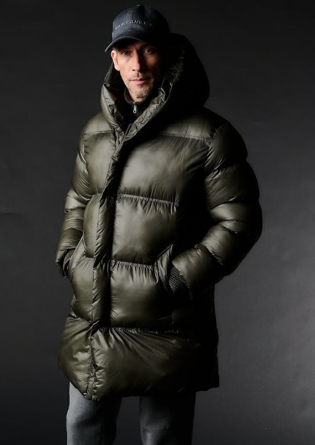 定価15.4万 1piu1uguale3 WRAP HOOD ダウンコート Ⅴ PADDING WRAP HOODED |1PIU1UGUALE3(ウノ ピゥ ウノ ウグァーレ トレ