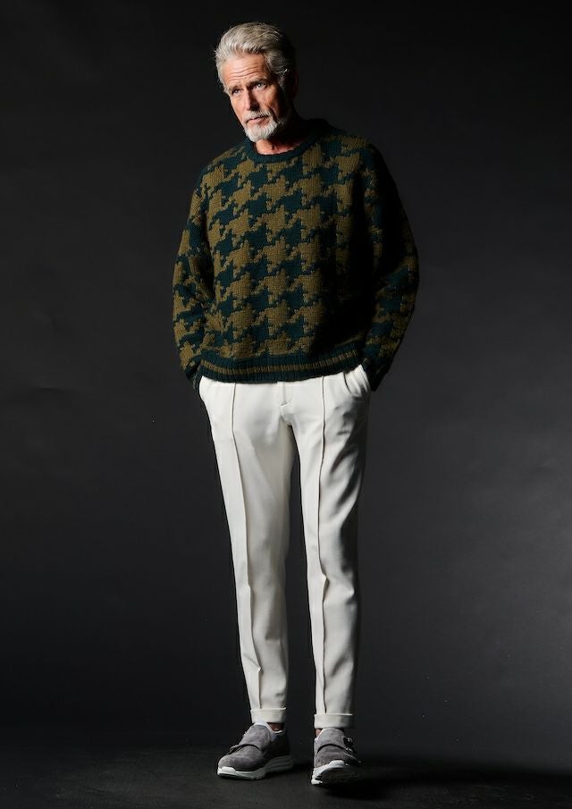 美品1piu1uguale3CREASESLACKSクリーススラックスブラック6 CREASE SLACKS |1PIU1UGUALE3(ウノ ピゥ ウノ ウグァーレ トレ)公式