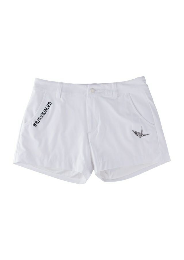 サイズS【未使用】1piu1uguale3 GOLF レディースショーツ WHT LADIES' 113 GOLF SHORT PANTS |1PIU1UGUALE3(ウノ ピゥ ウノ