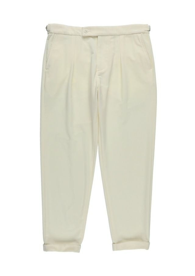 美品　1PIU1UGUALE3 GOLF タックパンツXL ベージュ 1PIU1UGUALE3 GOLF - 113 GOLF DOWN PANTS / ヴィクトリア ダウン
