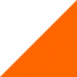 WHITE/ORANGE