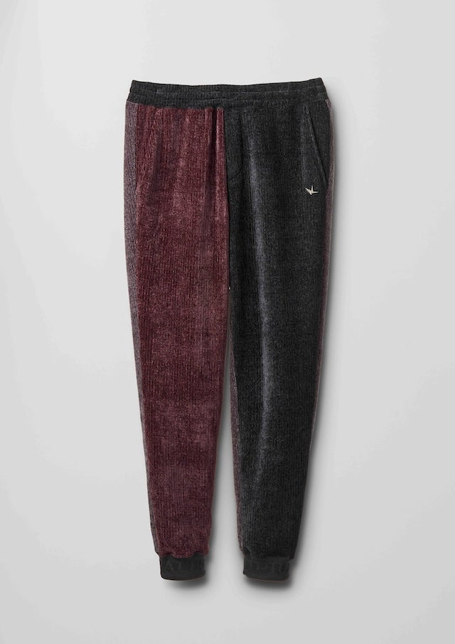 BLACK/BURGUNDY