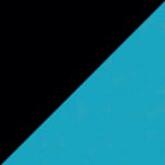 BLACK/TURQUOISE